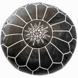 Black Moroccan pouf in Montreal & Laval