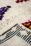 Moroccan Azilal Rug, Colorful Diamonds - 7.2 x 4.8 ft