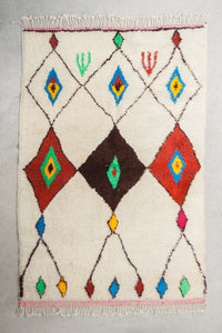 Berber rug, Moroccan Azilal rug
