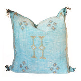 Blue Moroccan Sabra Pillow, Toronto