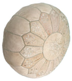 Moroccan Natural Leather pouf, Canada