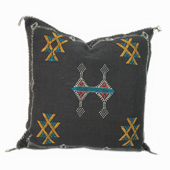 Moroccan Black Sabra Pillow, Ottawa 