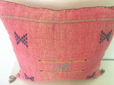 Moroccan Pink Pillow, Sabra Silk, Cactus, Vancouver