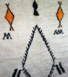 Moroccan Azilal Rug, Ethnic rug-6.9 x 4.8 ft